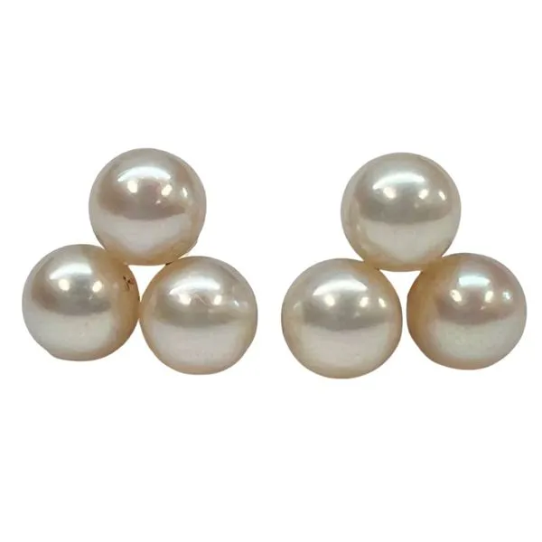 Cluster Pearl Earrings Joint Venture Jewelry Cary, NC
