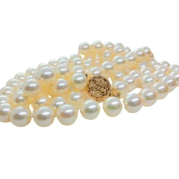 Long Pearl Necklace Image 2 Joint Venture Jewelry Cary, NC