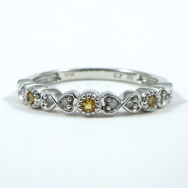 Citrine Wedding Band Joint Venture Jewelry Cary, NC