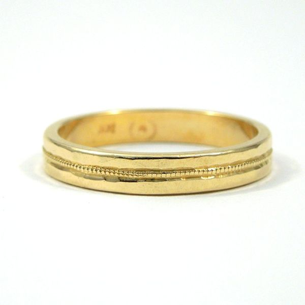 Yellow Gold Wedding Band Joint Venture Jewelry Cary, NC