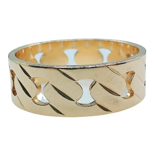 Notched Wedding Band Joint Venture Jewelry Cary, NC