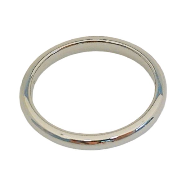 14K White Gold Classic Estate Wedding Band Image 2 Joint Venture Jewelry Cary, NC