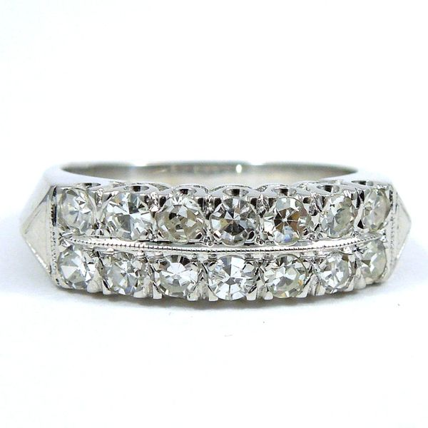 Vintage Diamond Wedding Band Joint Venture Jewelry Cary, NC