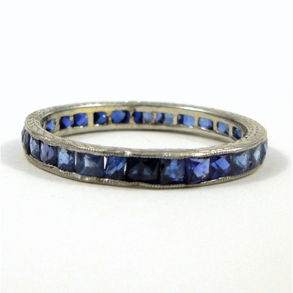 Sapphire Wedding Band Joint Venture Jewelry Cary, NC