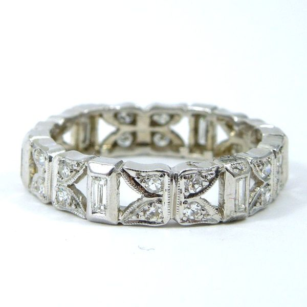 Vintage Diamond Eternity Wedding Band Joint Venture Jewelry Cary, NC