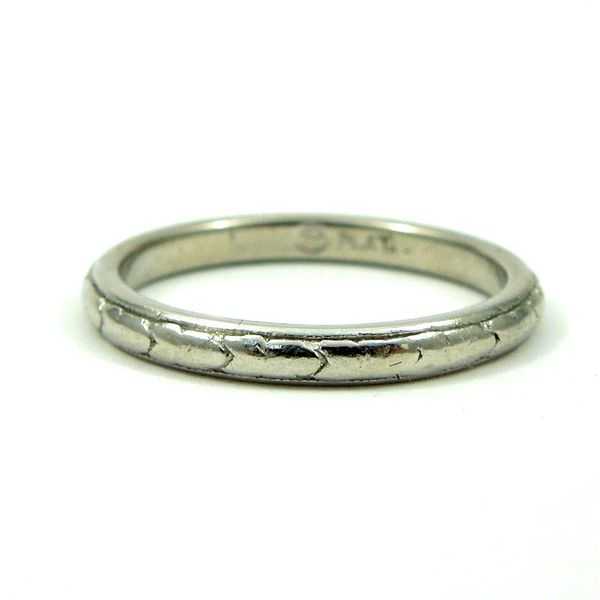 Vintage Engraved Wedding Band Joint Venture Jewelry Cary, NC