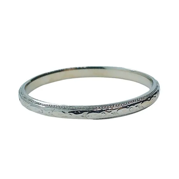 Vintage Engraved Wedding Band Joint Venture Jewelry Cary, NC