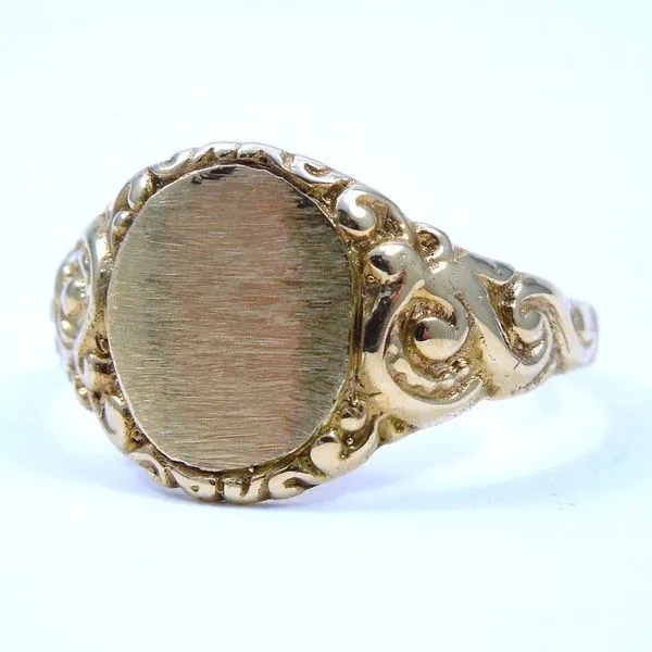 Vintage Inspired Signet Ring Image 2 Joint Venture Jewelry Cary, NC