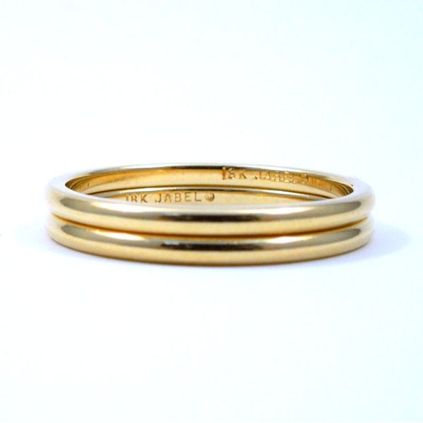 Set of Two Gold Bands Image 2 Joint Venture Jewelry Cary, NC