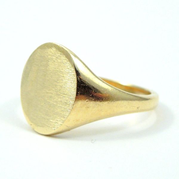 Oval Signet Ring Image 2 Joint Venture Jewelry Cary, NC