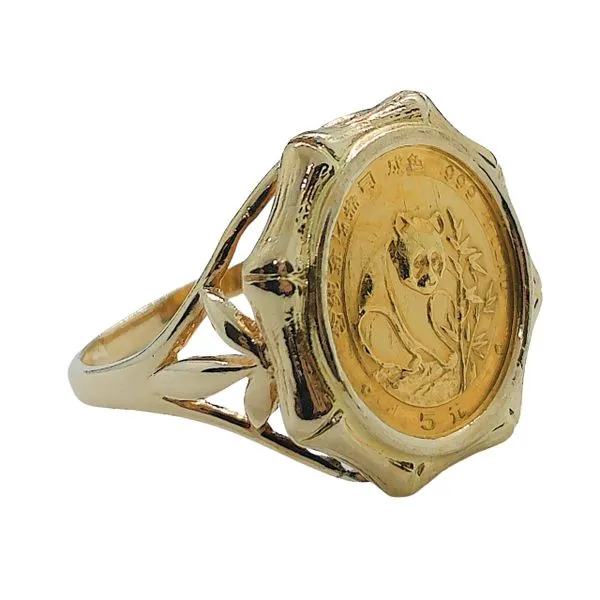 Panda Coin Ring Image 2 Joint Venture Jewelry Cary, NC