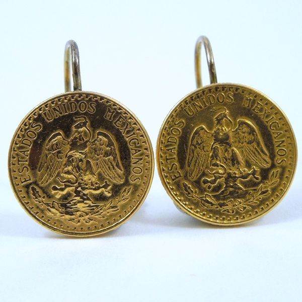 Vintage Mexican Coin Earrings Joint Venture Jewelry Cary, NC