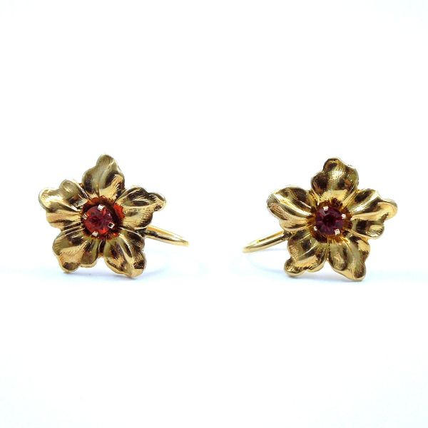 Clip On Flower Earrings Joint Venture Jewelry Cary, NC