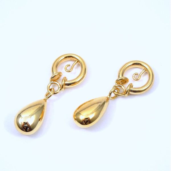 Gold Drop Earring Jackets Joint Venture Jewelry Cary, NC