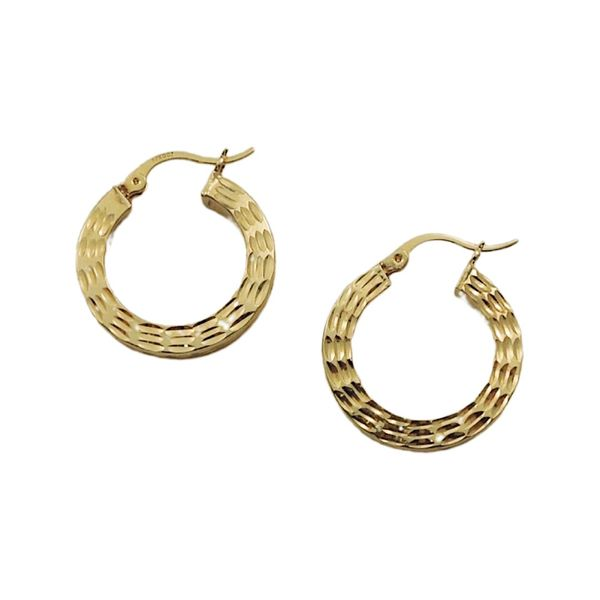 Gold Hoop Earrings Joint Venture Jewelry Cary, NC