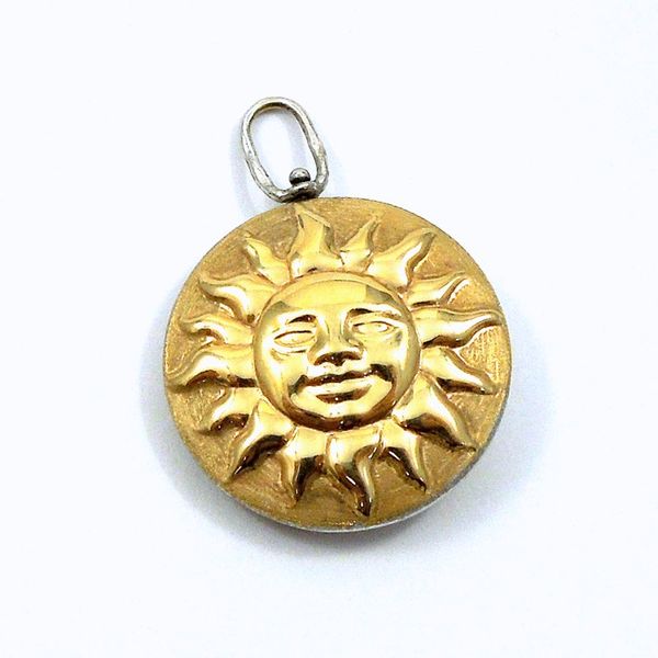 Sun and Moon Circle Pendant Joint Venture Jewelry Cary, NC