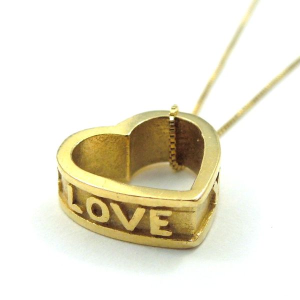 I Love You Heart Necklace Image 2 Joint Venture Jewelry Cary, NC