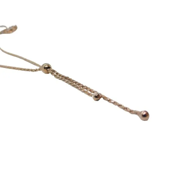 Rose Gold Lavalier Necklace Image 2 Joint Venture Jewelry Cary, NC