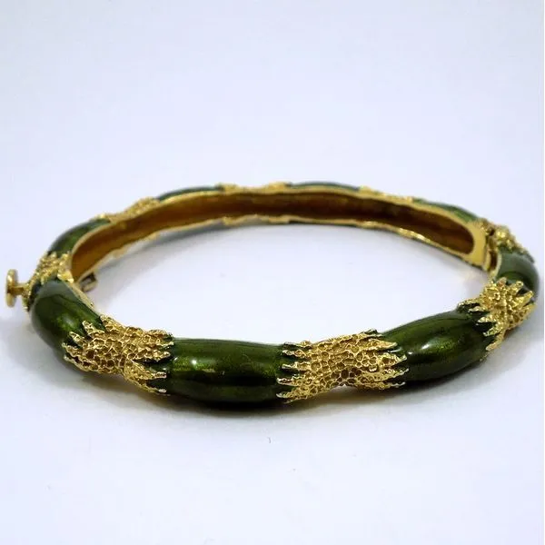 Gold & Enamel Bangle Joint Venture Jewelry Cary, NC