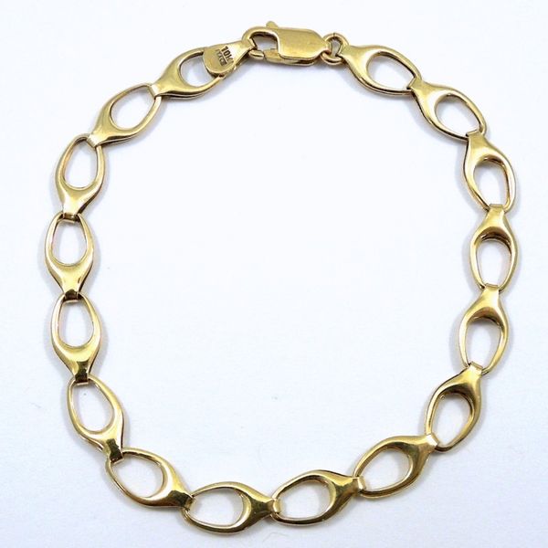 Gold Link Bracelet Joint Venture Jewelry Cary, NC
