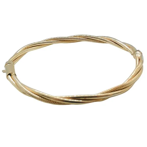 Gold Bangle Bracelet Image 2 Joint Venture Jewelry Cary, NC