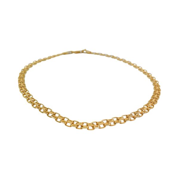 14k Yellow Gold Estate Anklet Image 2 Joint Venture Jewelry Cary, NC