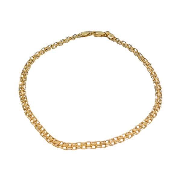 14k Yellow Gold Estate Anklet Joint Venture Jewelry Cary, NC