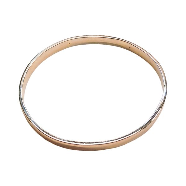 14K Yellow Gold Estate Bangle Bracelet – Small Wrist Image 2 Joint Venture Jewelry Cary, NC