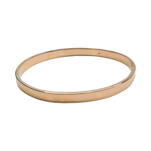 14K Yellow Gold Estate Bangle Bracelet – Small Wrist Joint Venture Jewelry Cary, NC