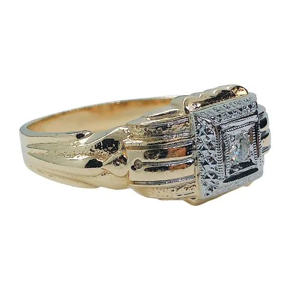 Gents Estate Diamond Ring Image 2 Joint Venture Jewelry Cary, NC