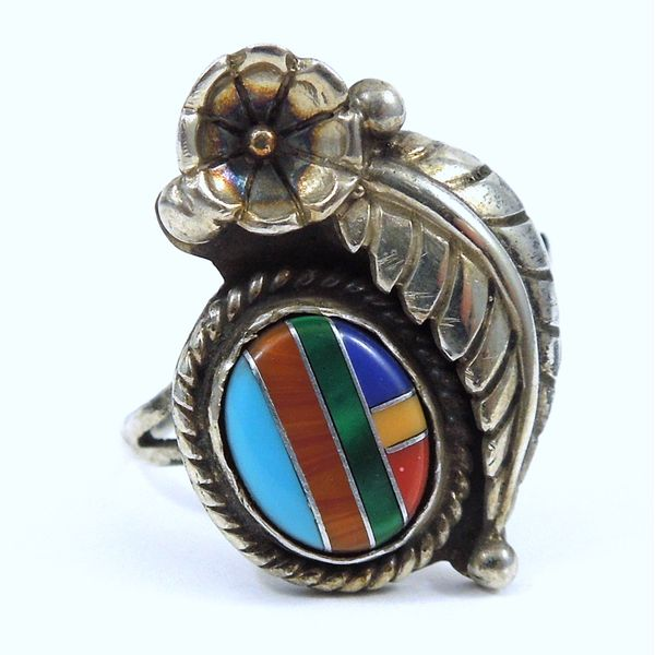 Turquoise Inlay Ring Joint Venture Jewelry Cary, NC