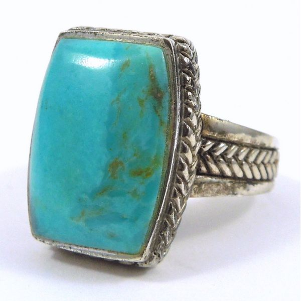 Large Turquoise Ring Joint Venture Jewelry Cary, NC