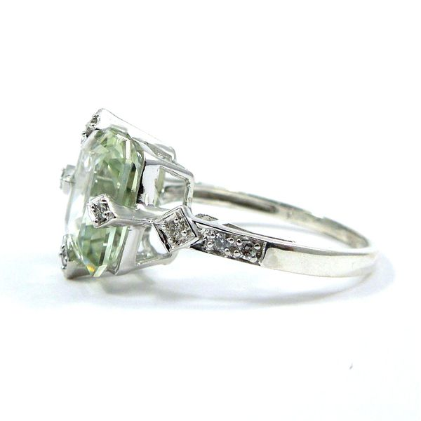 Green Amethyst Ring Image 2 Joint Venture Jewelry Cary, NC