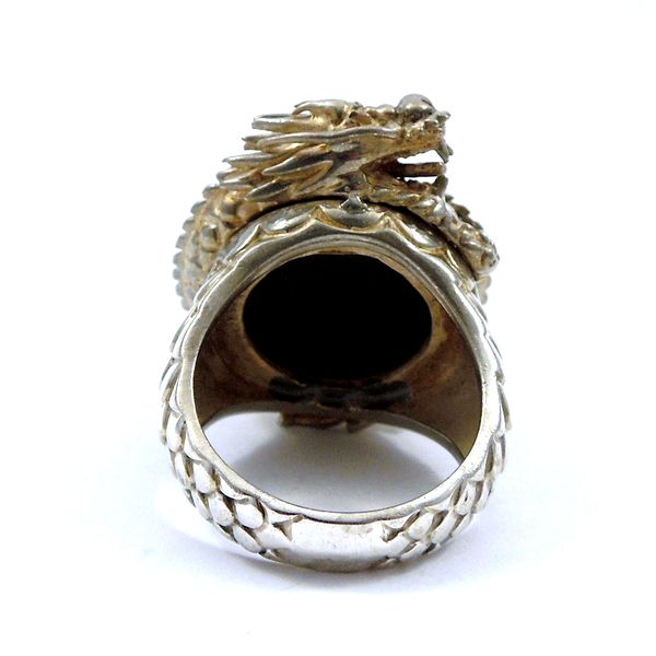 Onyx Dragon Ring Image 3 Joint Venture Jewelry Cary, NC