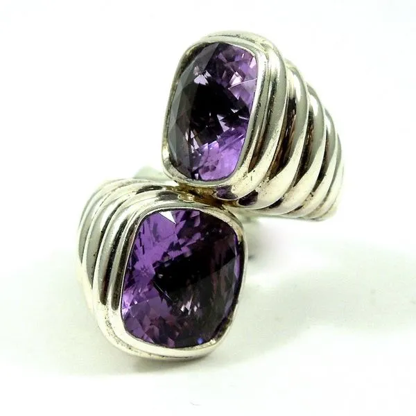 John Hard Double Amethyst Ring Joint Venture Jewelry Cary, NC