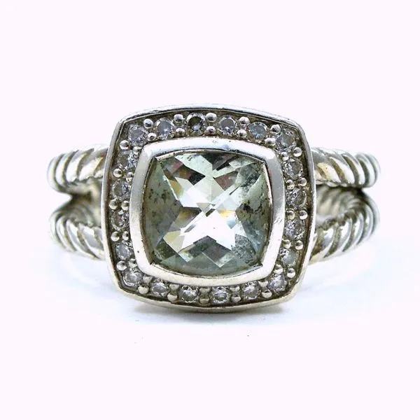 David Yurman Prasiolite and Diamond Ring Joint Venture Jewelry Cary, NC