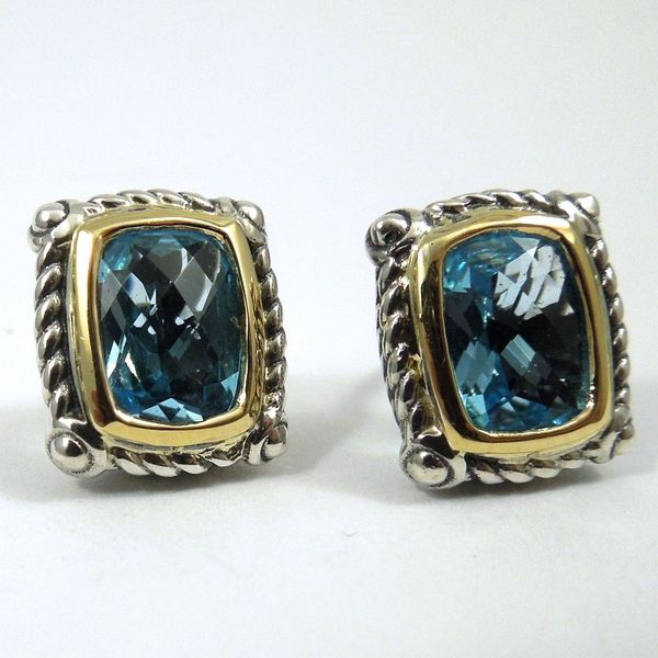Blue Topaz Earrings Joint Venture Jewelry Cary, NC