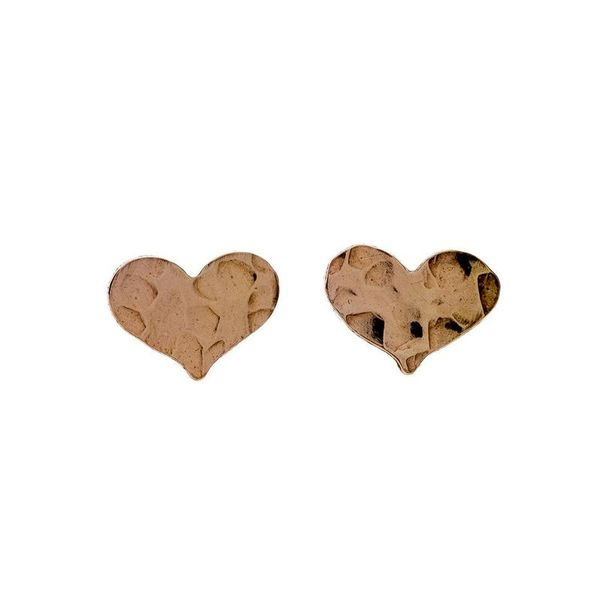 Tiny Heart Studs Joint Venture Jewelry Cary, NC