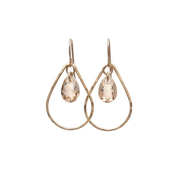Kenda Kist Jewelry Gold Filled Holiday Teardrop Earrings Joint Venture Jewelry Cary, NC