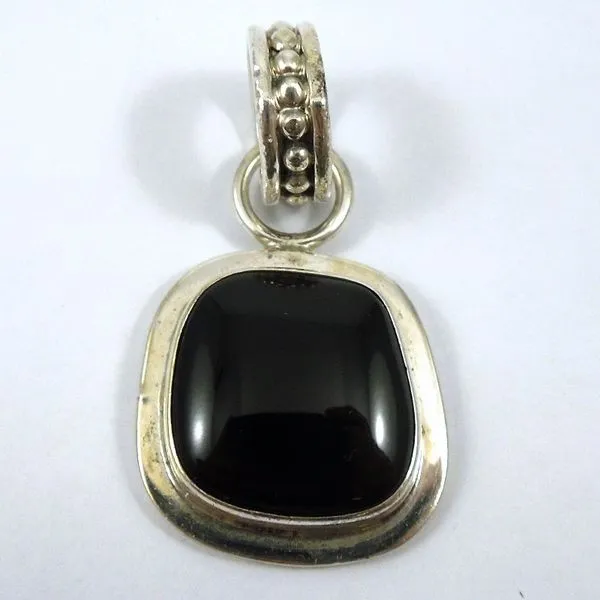 Sterling & Onyx Pendant Joint Venture Jewelry Cary, NC