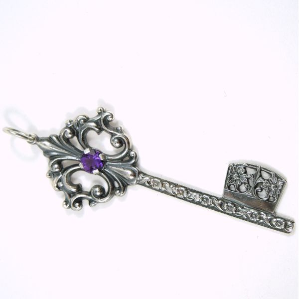 Amethyst Key Pendant Joint Venture Jewelry Cary, NC