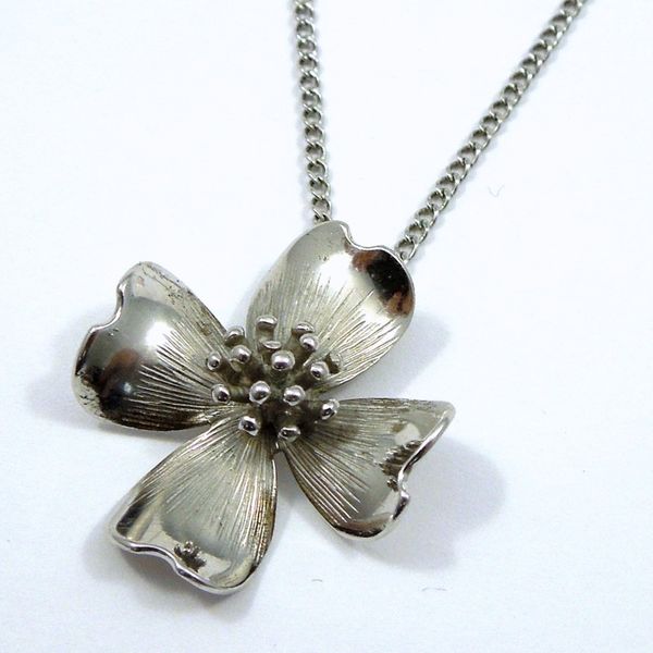 Dogwood Flower Necklace Joint Venture Jewelry Cary, NC