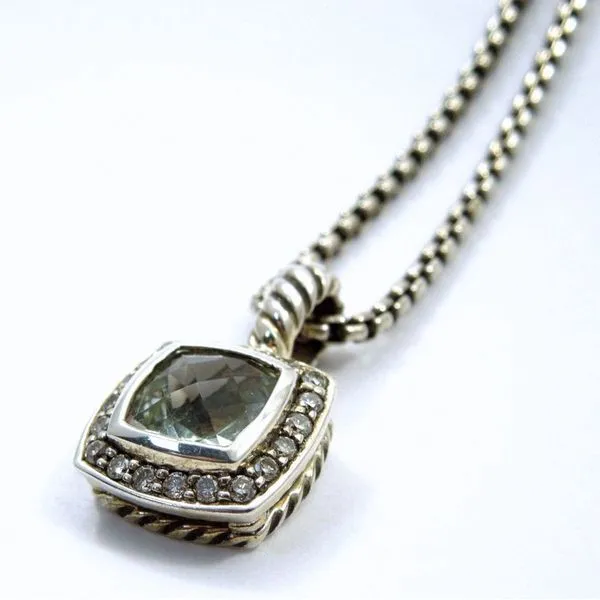 David Yurman Petite Albion Prasiolite Necklace Image 2 Joint Venture Jewelry Cary, NC