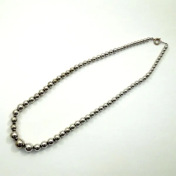 Sterling Silver Beaded Necklace Joint Venture Jewelry Cary, NC