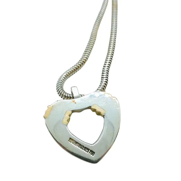 Tiffany and Co Combination Heart Necklace Image 2 Joint Venture Jewelry Cary, NC