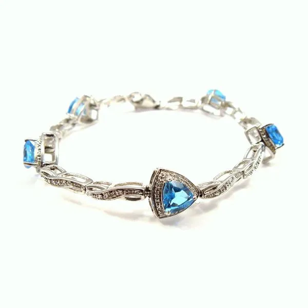 Blue Topaz Bracelet Joint Venture Jewelry Cary, NC