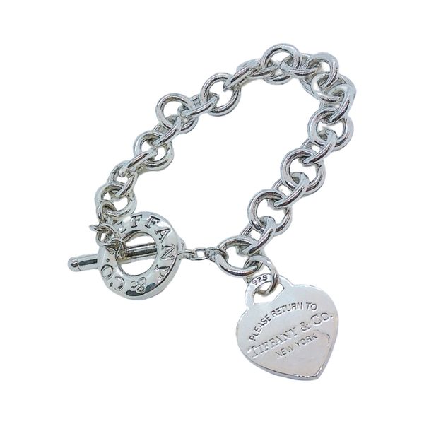 Tiffany & Co. Sterling Silver Return to Tiffany Heart Tag Toggle Bracelet Image 2 Joint Venture Jewelry Cary, NC