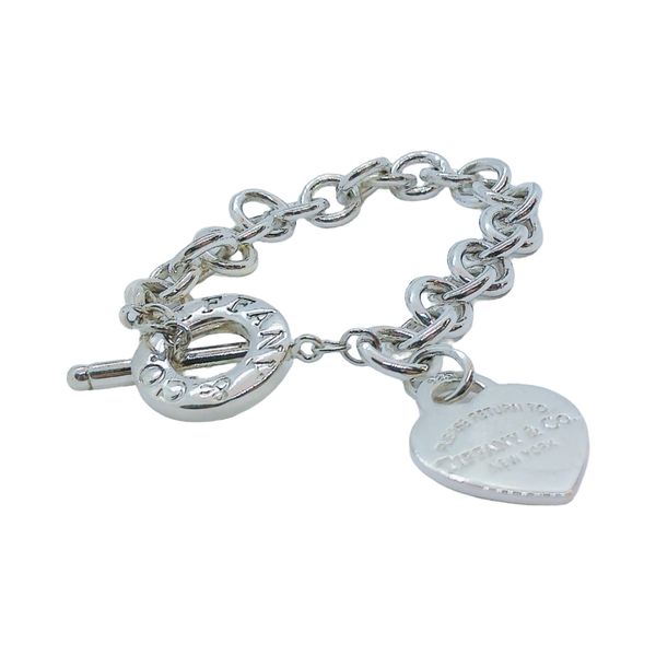 Tiffany & Co. Sterling Silver Return to Tiffany Heart Tag Toggle Bracelet Image 3 Joint Venture Jewelry Cary, NC
