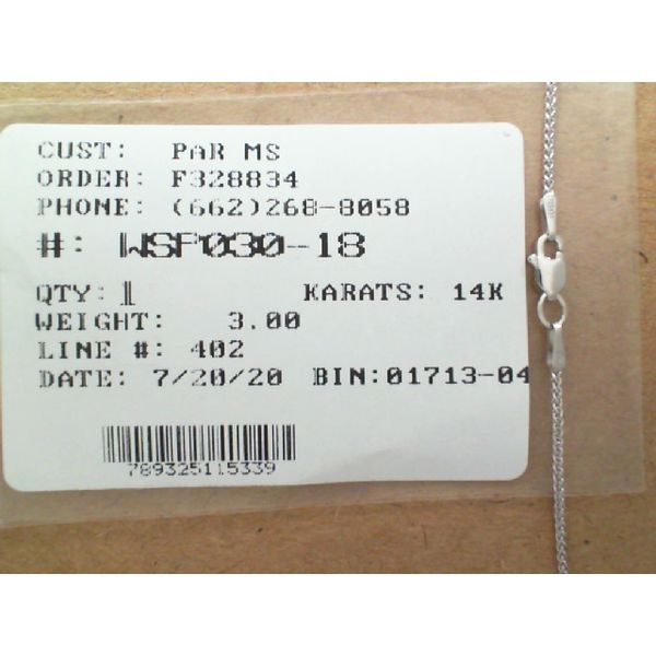 Chain J. Parkerson Jewelers Starkville, MS