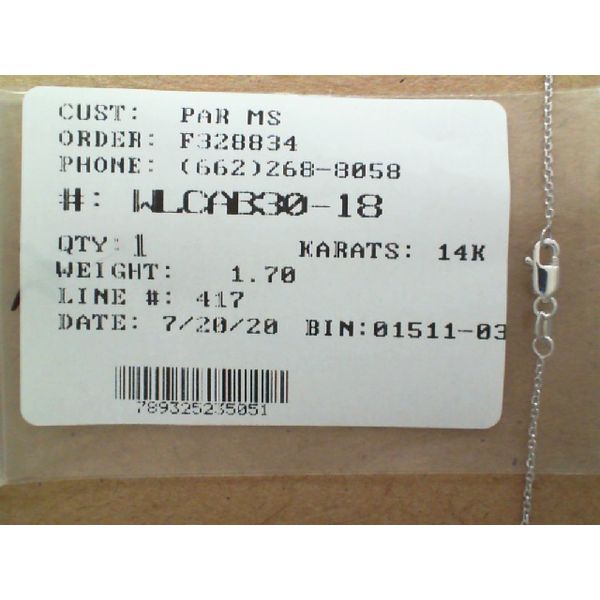 Chain J. Parkerson Jewelers Starkville, MS